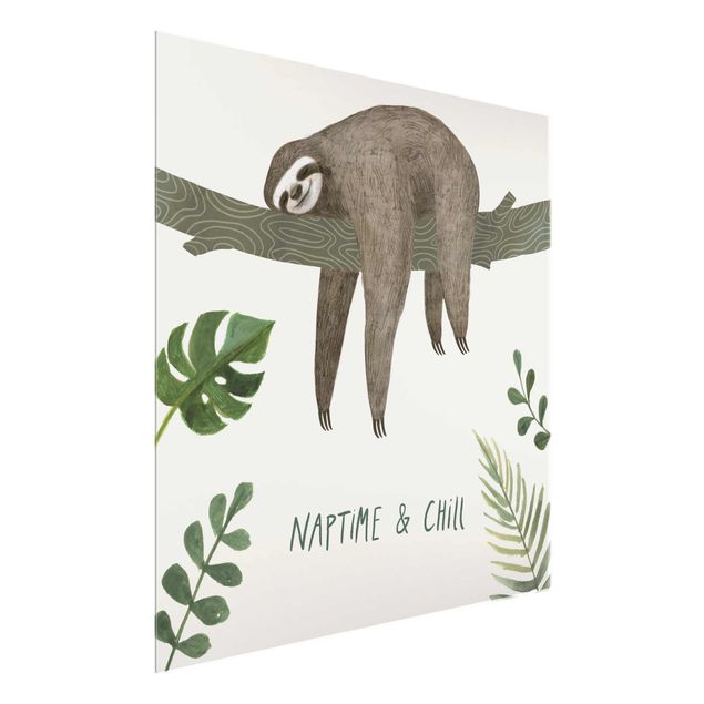 Cadre animaux Sayings Sloth - Chill