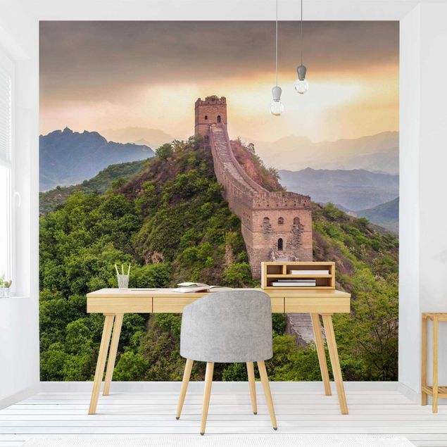 Papier peint montagne La muraille infinie de Chine