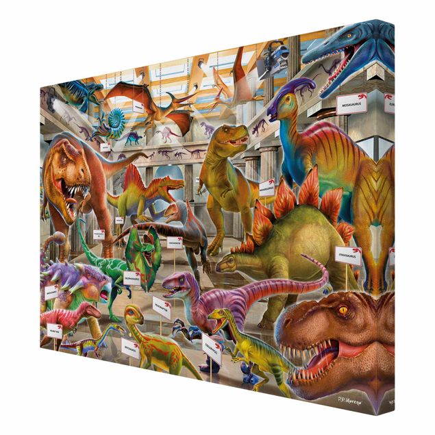 Tableaux de Moreno Dinosaures au musée d'histoire naturelle