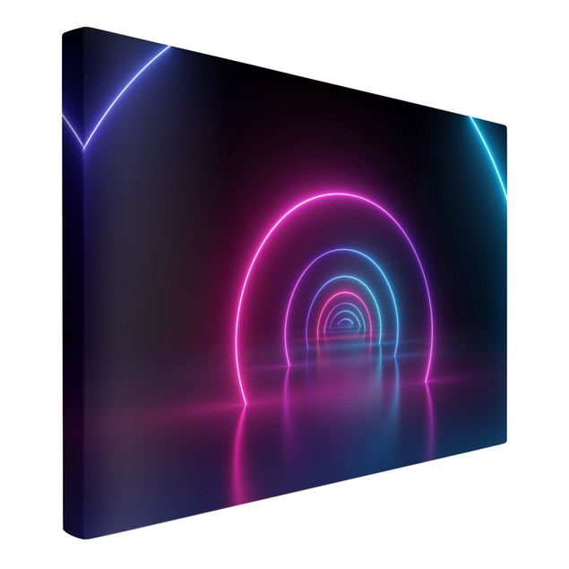 Tableaux Three-Dimensional Neon Arches