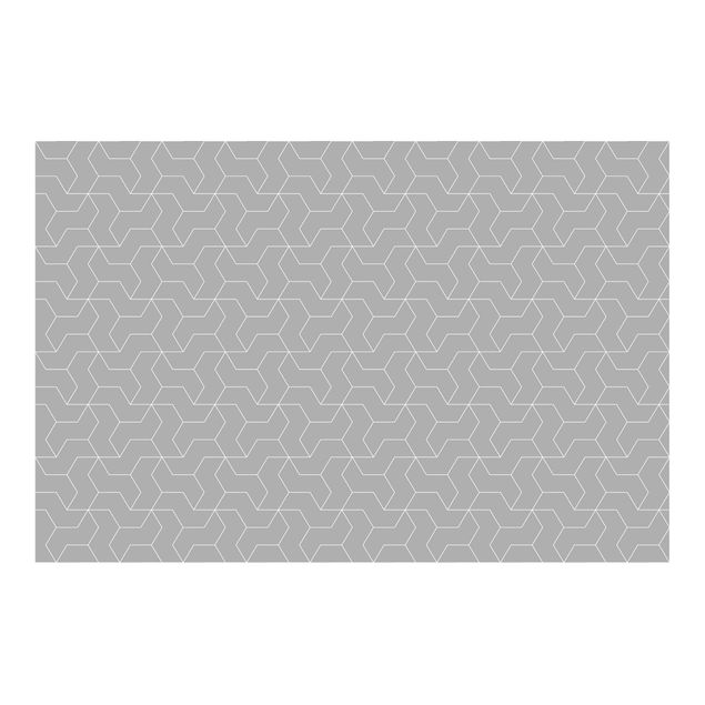 Papiers peints gris Structure tridimensionnelle à lignes