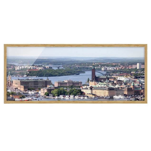 Tableau décoration La ville de Stockholm