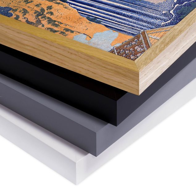 Tableaux modernes Katsushika Hokusai - Cascade d'Ono sur la Kisokaidô