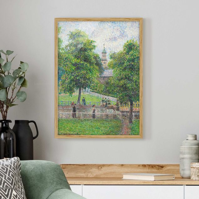 Tableau paysage Camille Pissarro - L'église Sainte-Anne, Kew, Londres