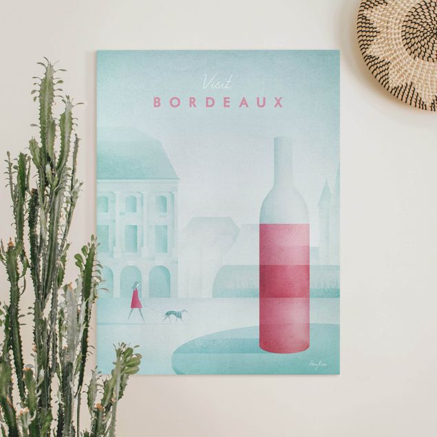 Déco murale cuisine Poster de voyage - Bordeaux