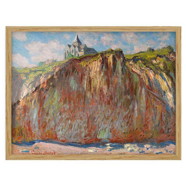 Tableau impressionniste Claude Monet - L'église de Varengeville à la lumière du matin
