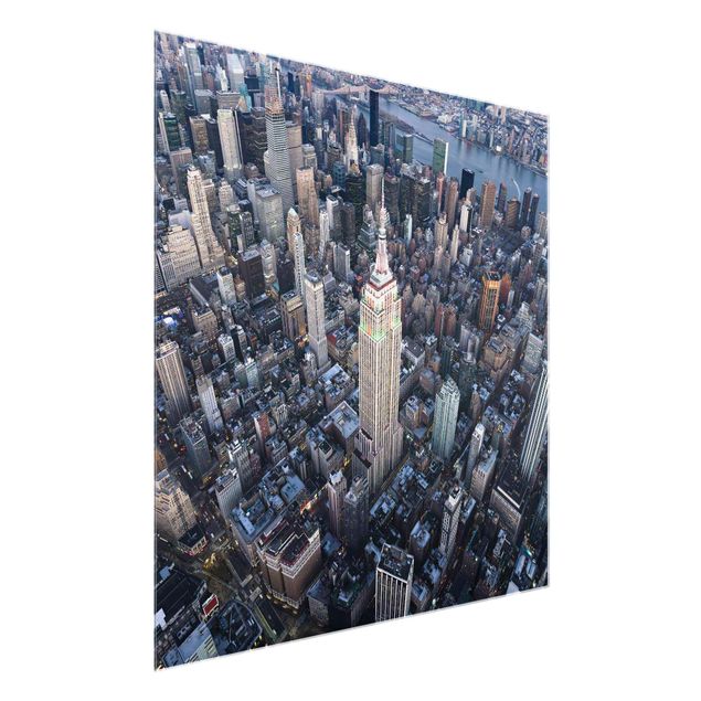 Tableaux en verre architecture & skyline Empire State Of Mind