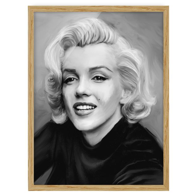 Tableau vintage Marilyn en privé