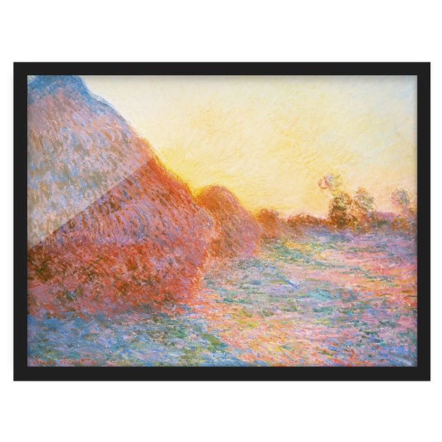 Tableaux Artistiques Claude Monet - Botte de foin au soleil