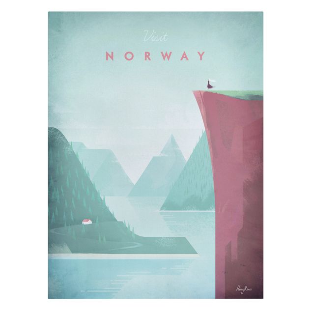 Tableau deco nature Poster de voyage - Norvège