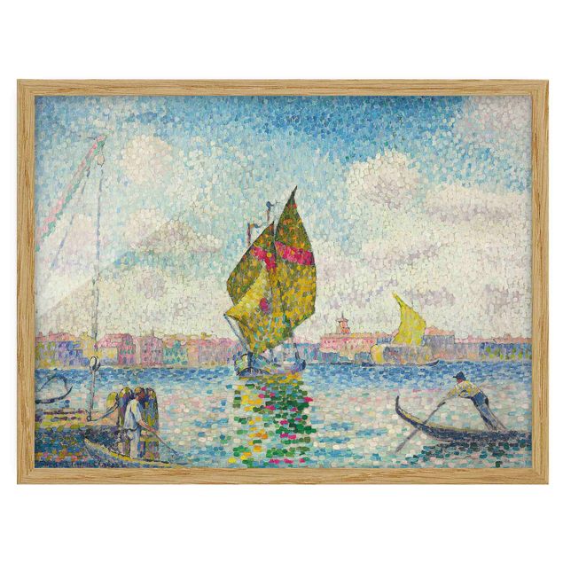 Décoration artistique Henri Edmond Cross - Voiliers sur la Giudecca ou Venise, Marine