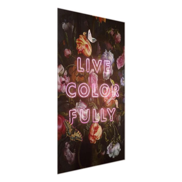 Tableaux fleurs Live Colour Fully