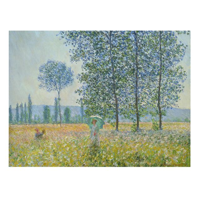 Tableaux Artistiques Claude Monet - Champs au printemps