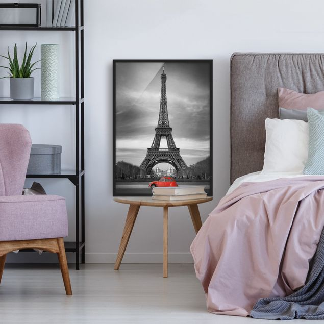 Tableaux encadrés noir et blanc Spot sur Paris