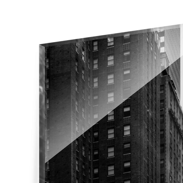 Tableaux noir et blanc New York animée