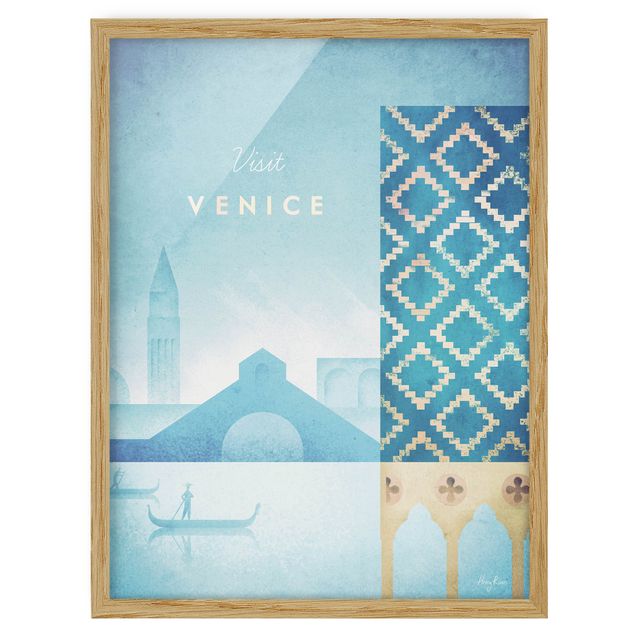 Tableau ville Poster de voyage - Venise