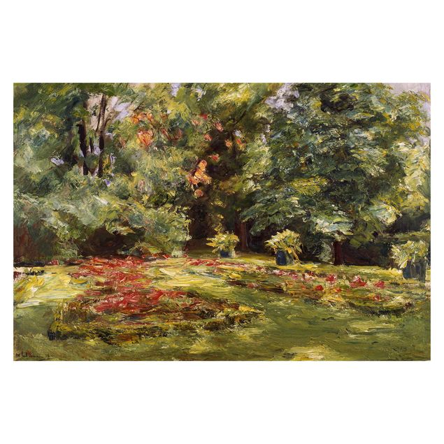 Tapisserie paysage Max Liebermann - Terrasse fleurie du Wannseegarten