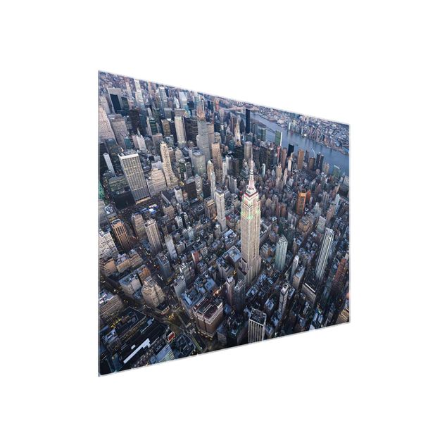 Tableaux en verre architecture & skyline Empire State Of Mind