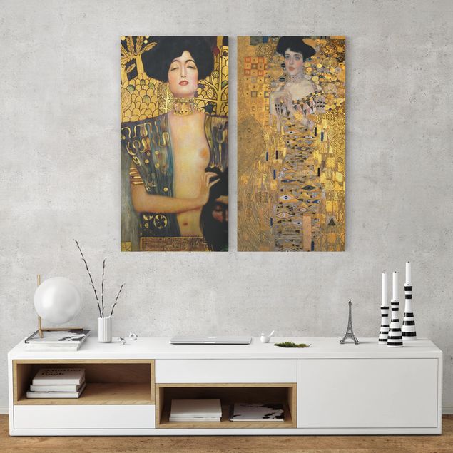 Tableaux montagnes Gustav Klimt - Judith et Adele