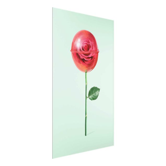Tableau moderne Rose avec sucette