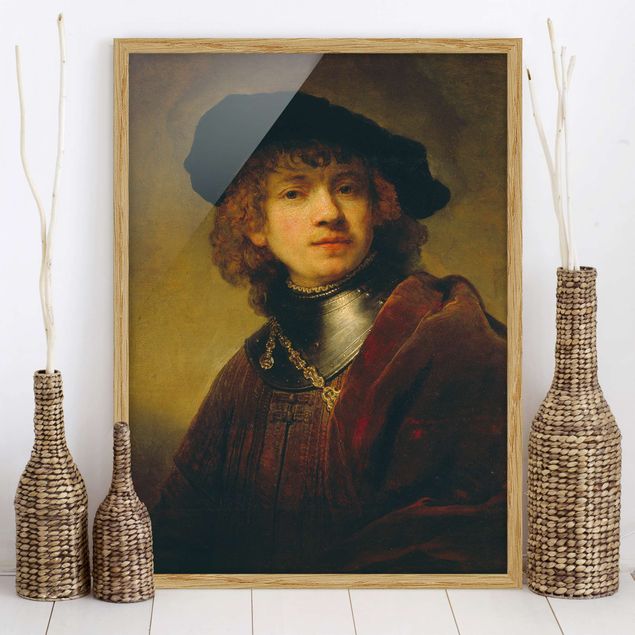 Déco mur cuisine Rembrandt van Rijn - Autoportrait