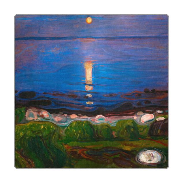tapis nature Edvard Munch - Summer Night By The Beach