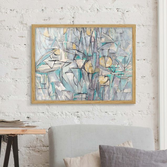 Déco murale cuisine Piet Mondrian - Composition X