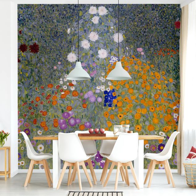 Déco mur cuisine Gustav Klimt - Jardin de cottage