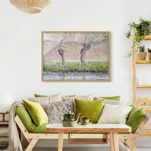 Tableaux Impressionnisme Claude Monet - Saule au printemps