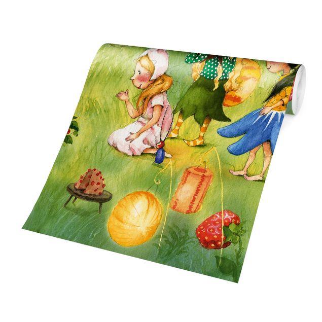 Papier peint panoramique The Strawberry Fairy - Lanternes