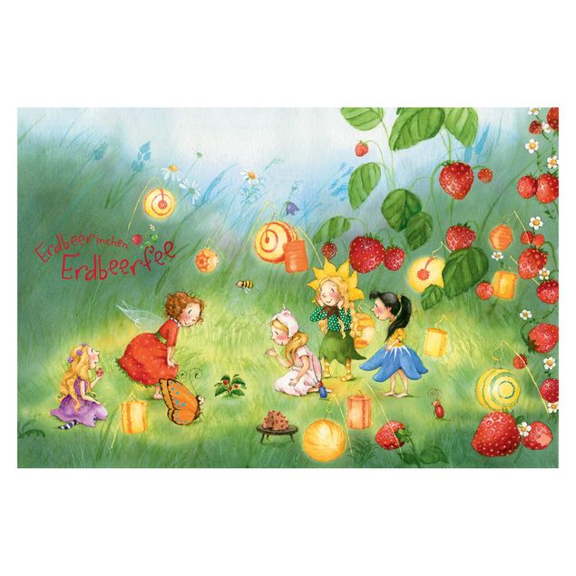 Papier peint - Little Strawberry Strawberry Fairy - Lanterns