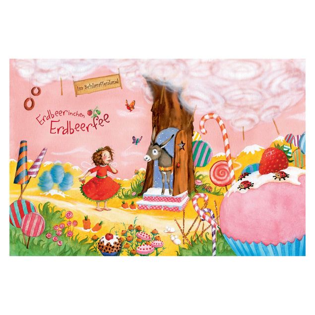 Papier peint - Little Strawberry Strawberry Fairy - Cockaigne