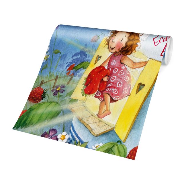 Papier peint panoramique The Strawberry Fairy - L'âne Casimir