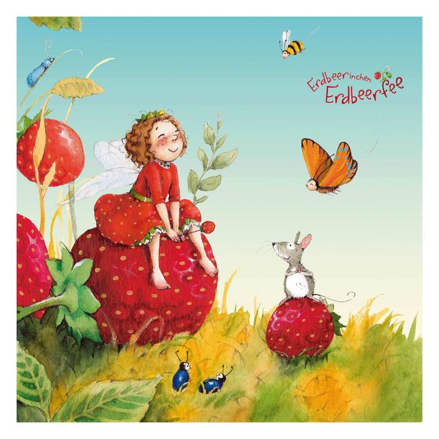 Papier peint - Little Strawberry Strawberry Fairy - Enchanting