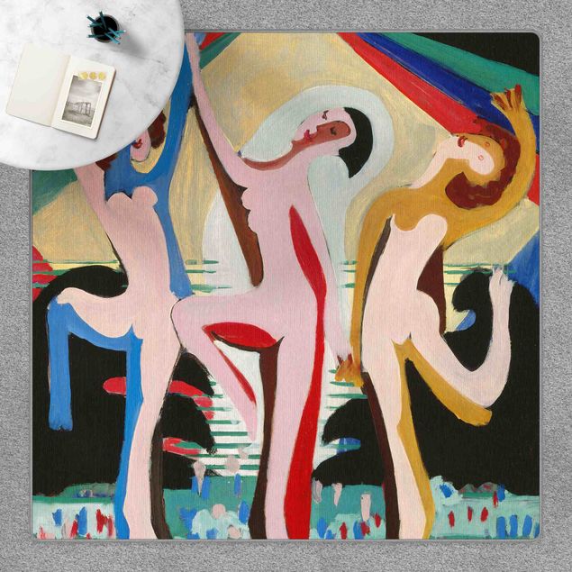 grand tapis Ernst Ludwig Kirchner - Flower Dance