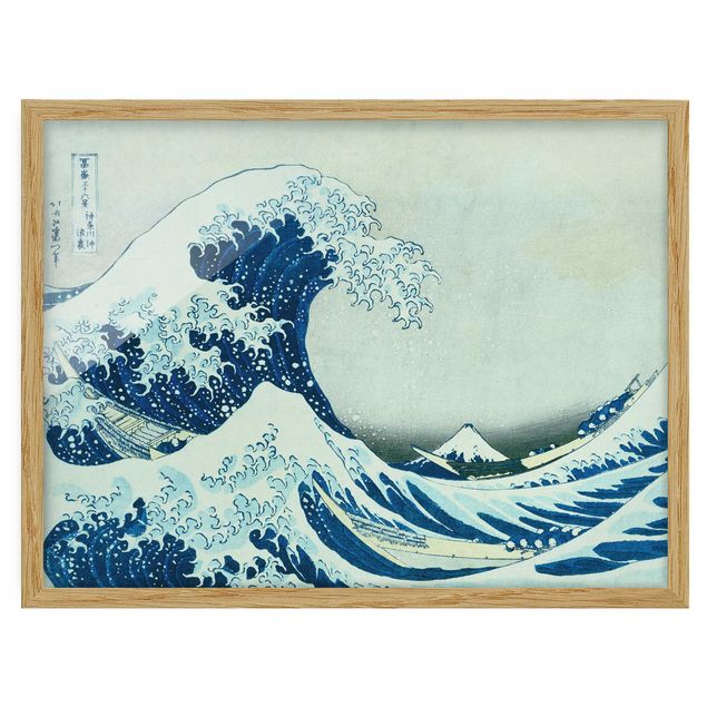 Tableau bord de mer Katsushika Hokusai - La grande vague à Kanagawa