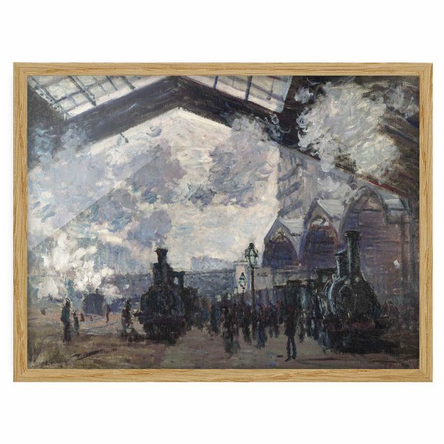 Tableaux moderne Claude Monet - Gare Saint Lazare