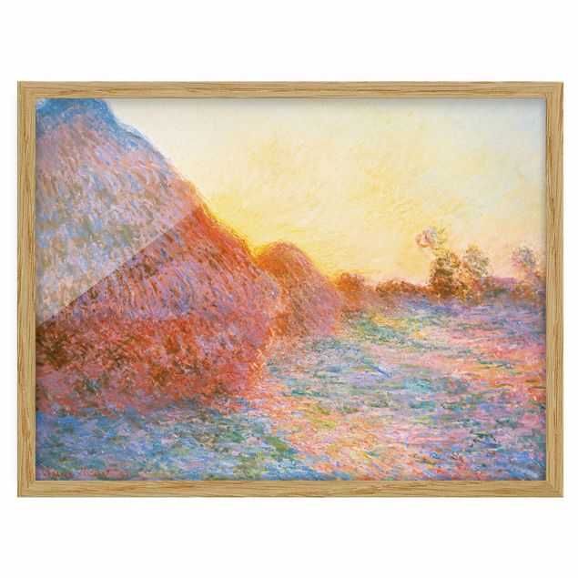 Tableaux Artistiques Claude Monet - Botte de foin au soleil