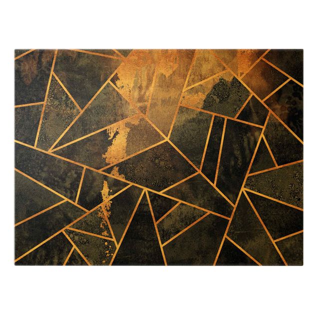 Tableaux muraux Onyx avec or