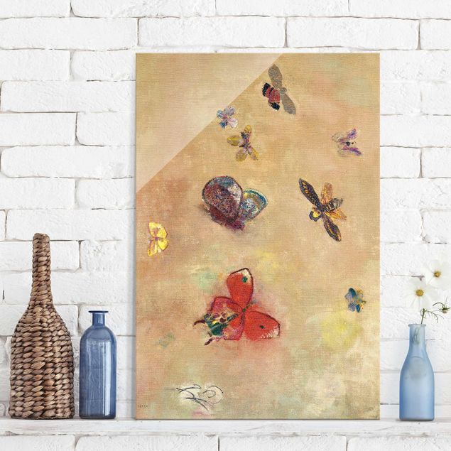 Tableaux muraux Odilon Redon - Papillons colorés