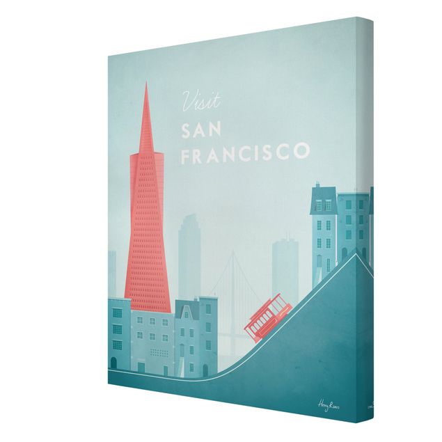 Tableaux de Henry Rivers Poster de voyage - San Francisco