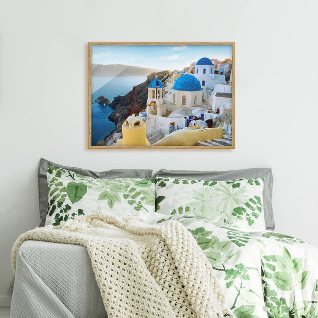 Tableau moderne Santorini