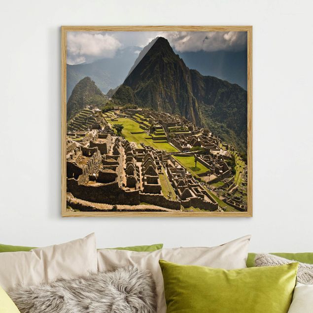 Déco mur cuisine Machu Picchu