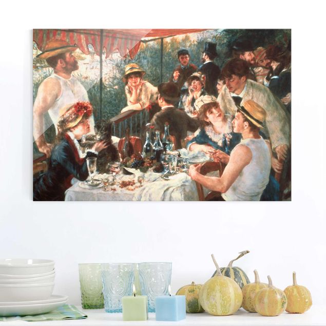 Tableau Renoir Auguste Renoir - Déjeuner de la fête du bateau