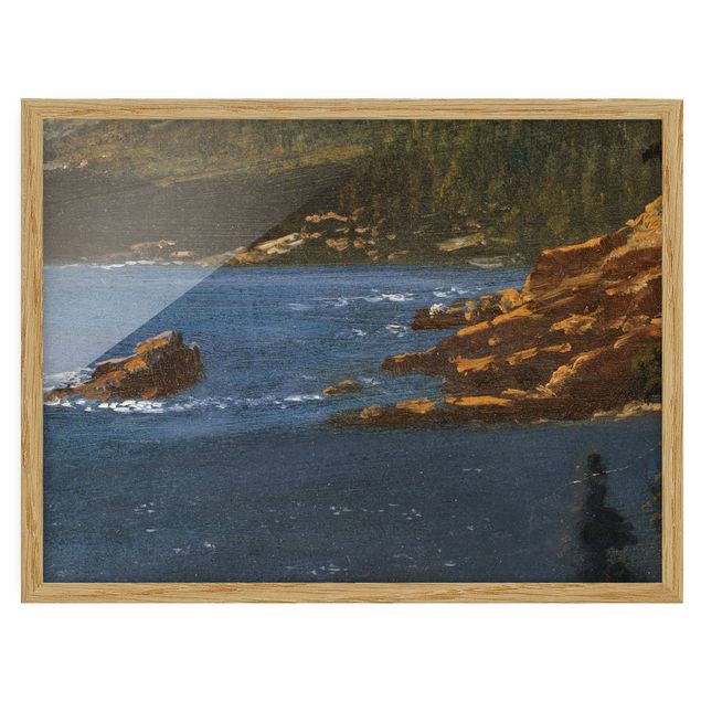 Tableau mer Albert Bierstadt - Côte californienne