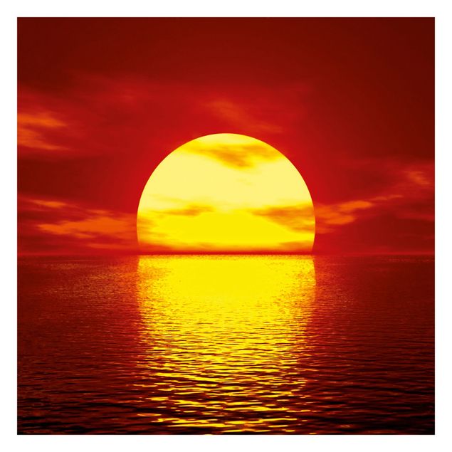 Papier peint rouge Fantastic Sunset