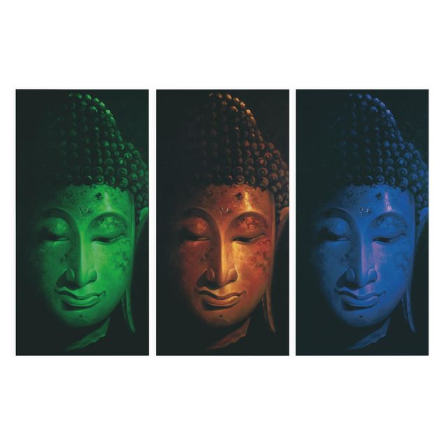 Tableau décoration Triple Bouddha