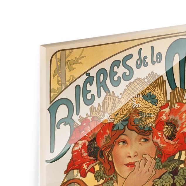 Tableaux vintage Alfons Mucha - Affiche pour la bière La Meuse