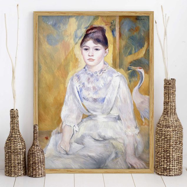 Décorations cuisine Auguste Renoir - Jeune fille avec un cygne