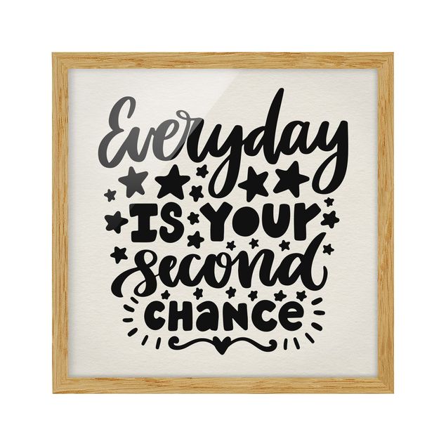 Tableau citations Everyday Is Your Second Chance